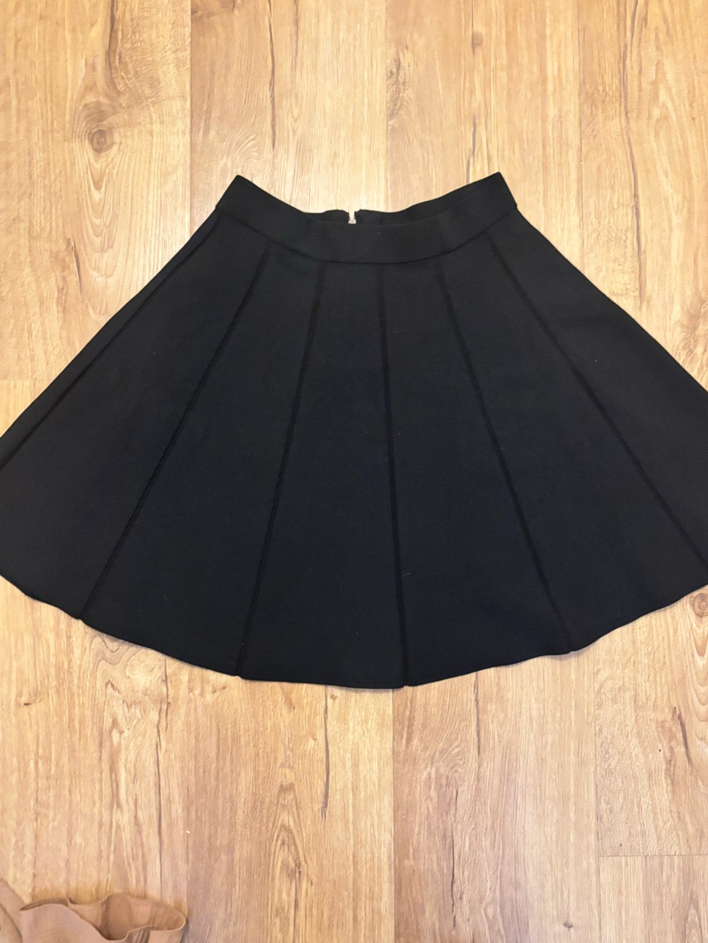 Parker Black Circle Skater Midi Skirt